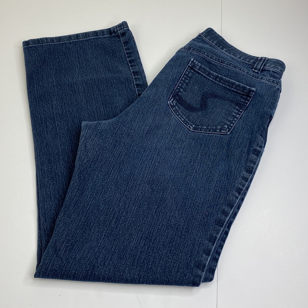 CATO Womens Premium Denim Straight Leg Jeans Classic 5-pocket Size 6